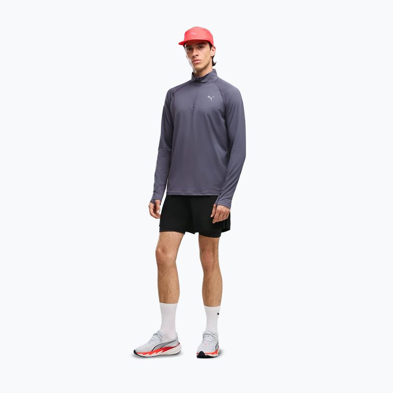 Bluză de alergare pentru bărbați PUMA Run Velocity Cloudspun 1/4 Zip inky depths 2