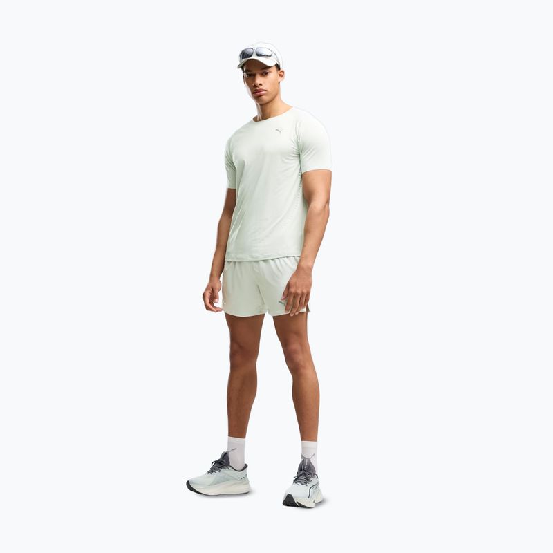 Tricou de alergare pentru bărbați PUMA Run Cloudspun Tee creme de mint 2