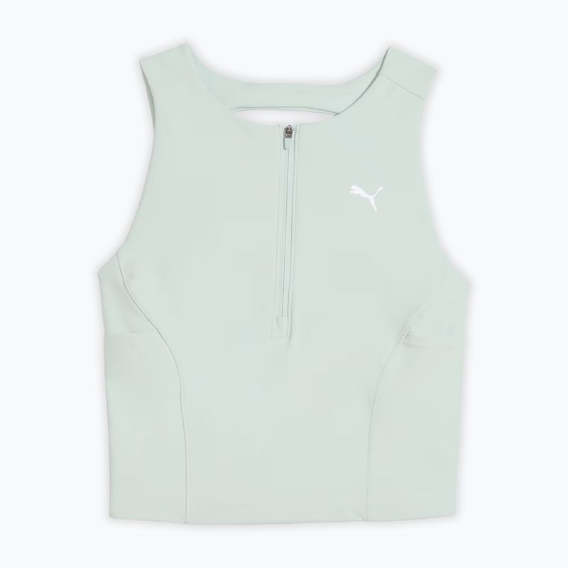 Top de alergare pentru femei PUMA Run Lightstride Crop Top creme de mint 5