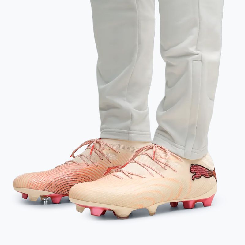 Încățăminte de fotbal PUMA Future 9 Ultimate FG sugared almond/puma white/ultra red/puma black 6