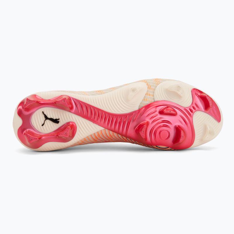 Încățăminte de fotbal PUMA Future 9 Ultimate FG sugared almond/puma white/ultra red/puma black 4