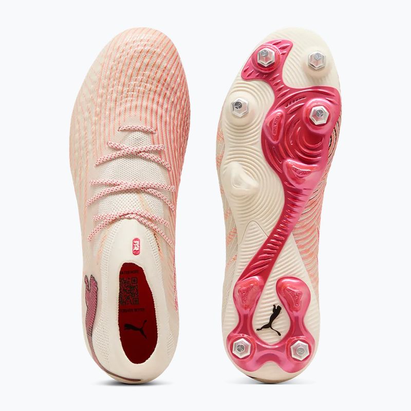 Încățăminte de fotbal PUMA Future 9 Ultimate MxSG sugared almond/puma white/ultra red/puma black 3