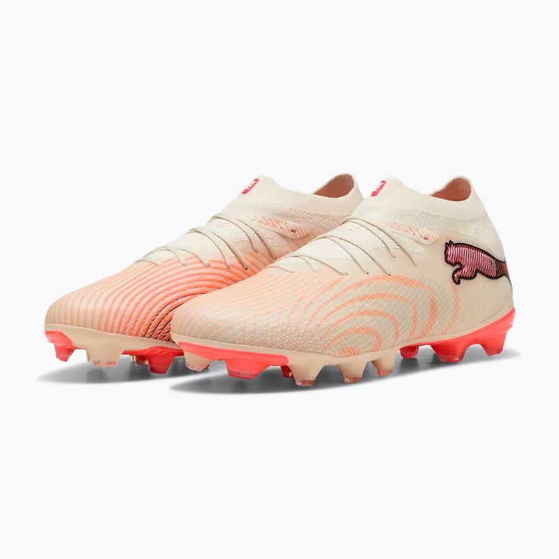 Încățăminte de fotbal PUMA Future 9 Pro FG/AG sugared almond/puma white/ultra red/puma black 3