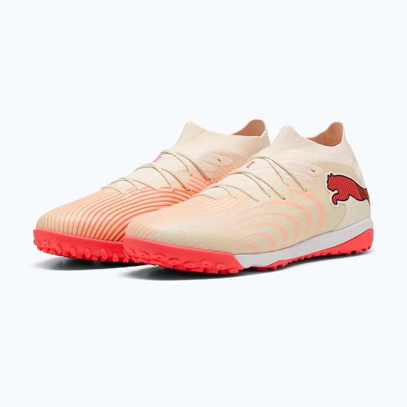Încățăminte de fotbal PUMA Future 9 Match TT sugared almond/puma white/ultra red/puma black 3