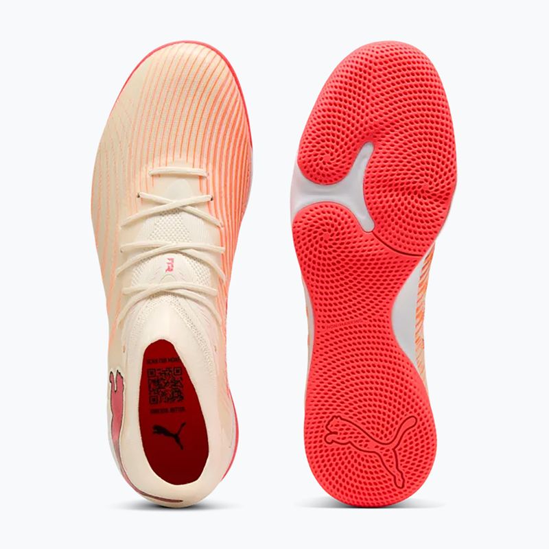 Încățăminte de fotbal PUMA Future 9 Match IT sugared almond/puma white/ultra red/puma black 3