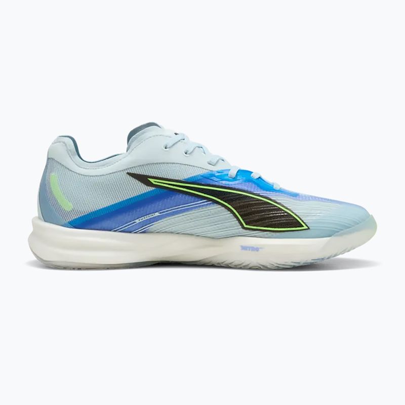 Încălțăminte de handbal PUMA Accelerate Nitro SQD 5 aqua glow/puma black/green glare/royal sapphire 2