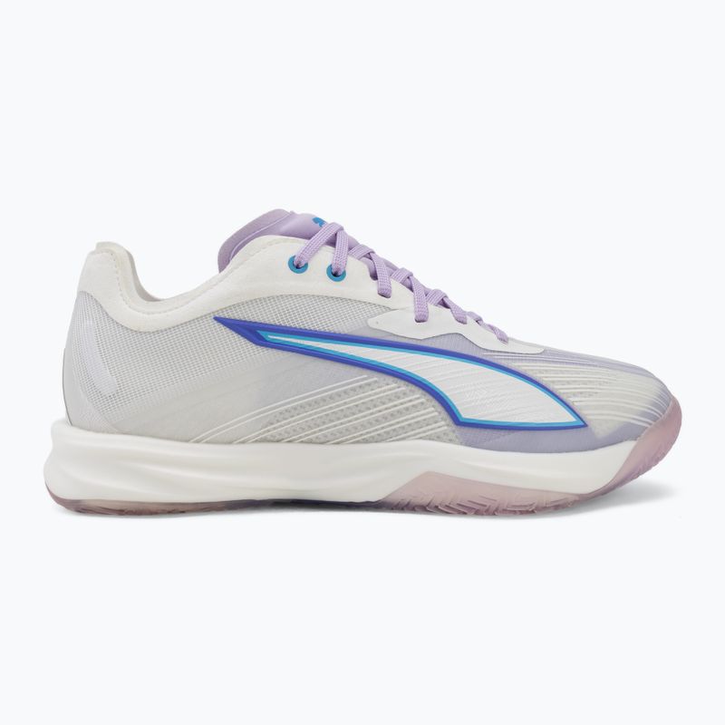 Încălțăminte de handbal PUMA Accelerate Nitro SQD 5 puma white/royal sapphire/light lavender 2