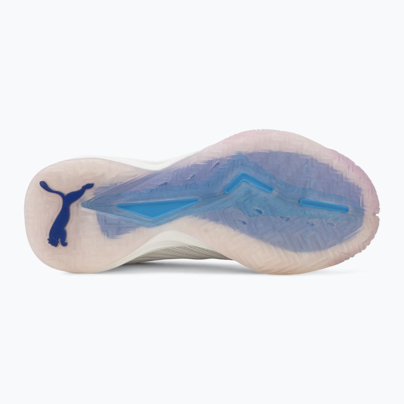 Încălțăminte de handbal PUMA Accelerate Nitro SQD 5 puma white/royal sapphire/light lavender 4