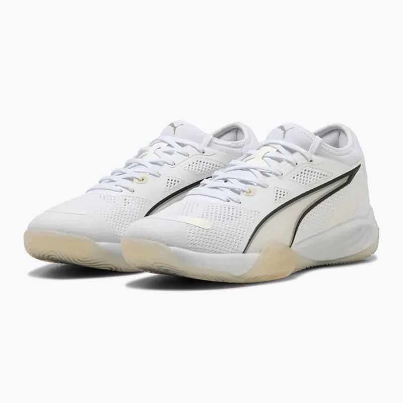 Încălțăminte de handbal pentru bărbați PUMA Eliminate NITRO SQD 4 white 2