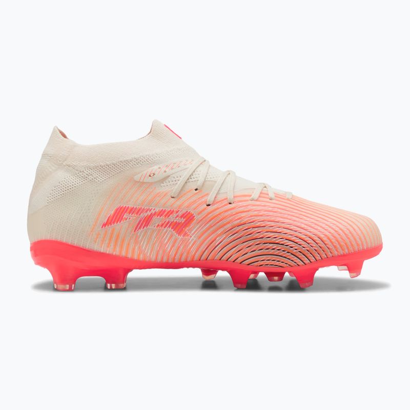 Încălțăminte de fotbal pentru copii PUMA Future 9 Pro FG/AG Jr sugared almond/puma white/ultra red/puma black 2