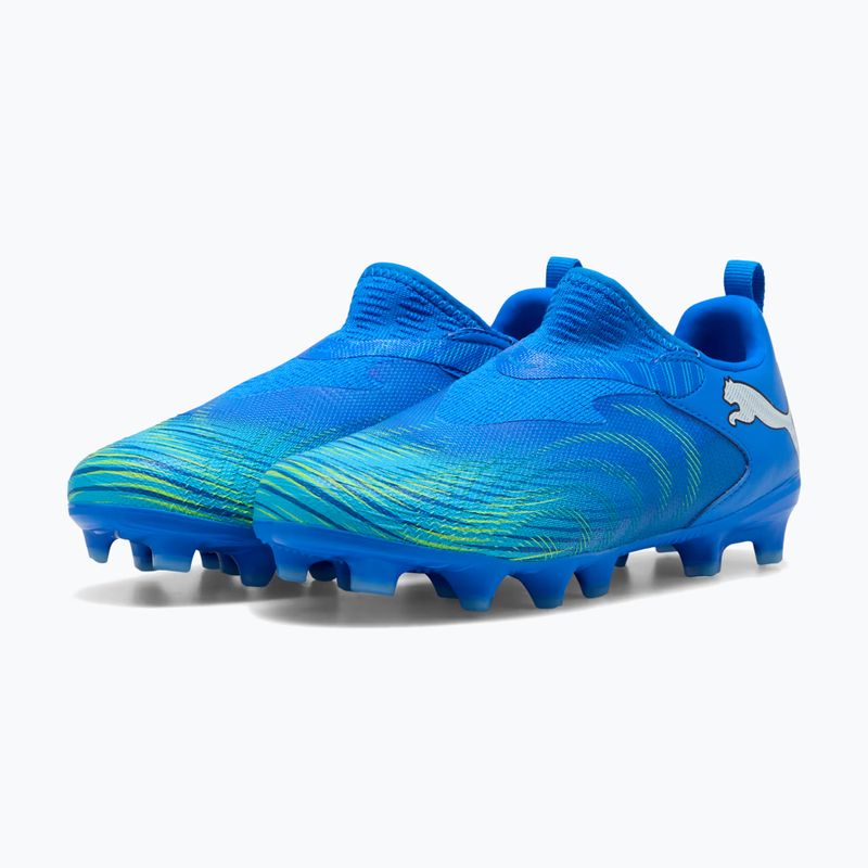 Încălțăminte de fotbal pentru copii PUMA Future 9 Match LL FG/AG Jr ultra blue 4