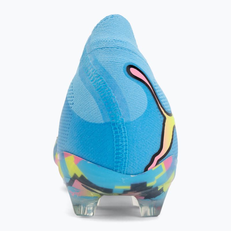 Încățăminte de fotbal PUMA Future 9 Ultimate Advanced Level FG puma white/blue glimmer/pink glimmer/yellow alert 6