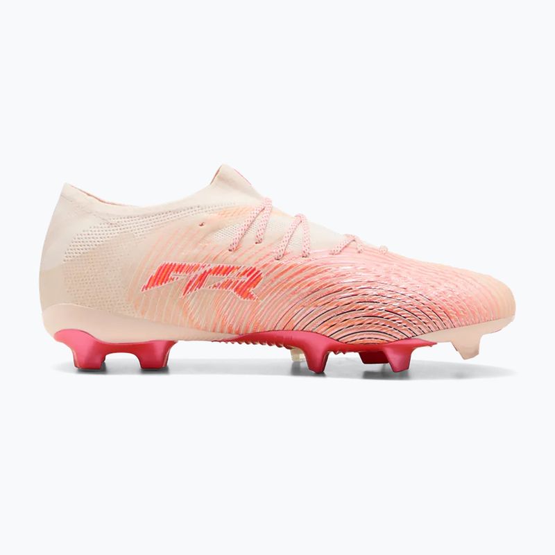 Încățăminte de fotbal PUMA Future 9 Ultimate Low FG sugared almond/puma white/ultra red/puma black 2
