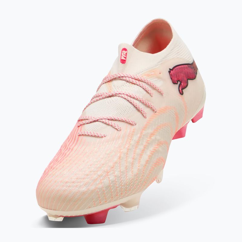 Încățăminte de fotbal PUMA Future 9 Ultimate Low FG sugared almond/puma white/ultra red/puma black 4