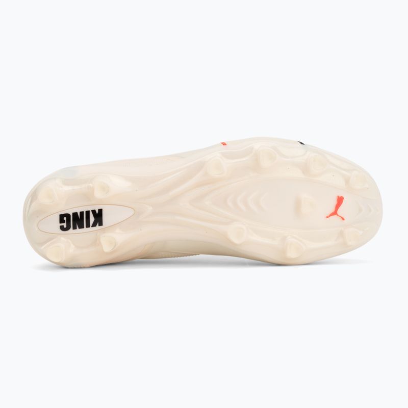 Încățăminte de fotbal PUMA King 20 Ultimate FG/AG sugared almond/puma black/ultra red 4