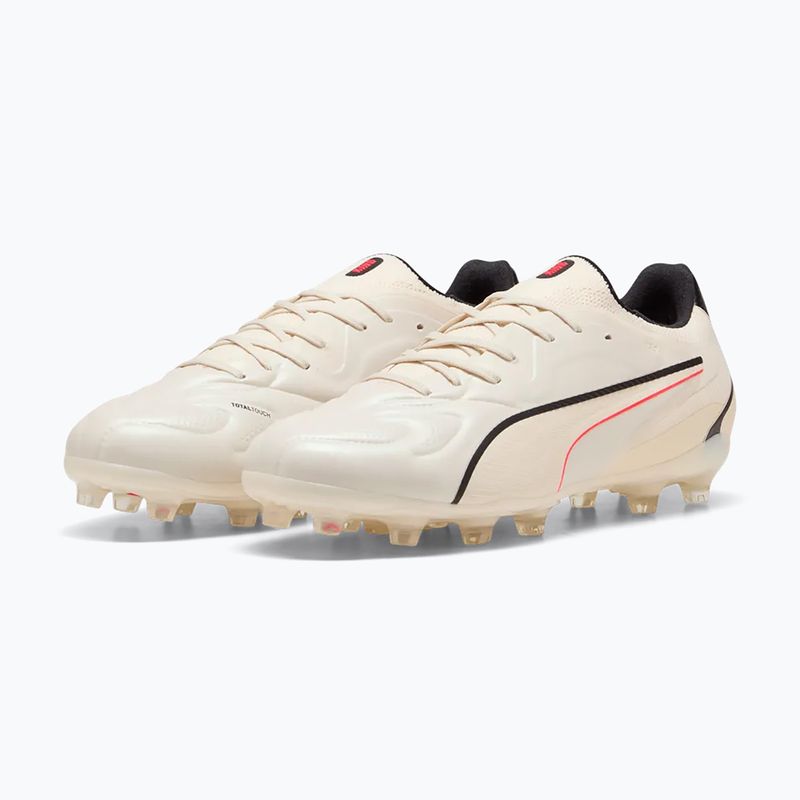 Încățăminte de fotbal PUMA King 20 Pro FG/AG sugared almond/puma black/ultra red 3
