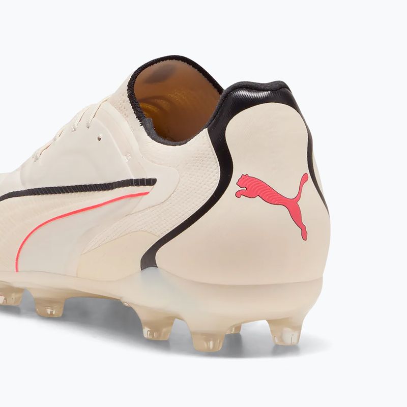 Încățăminte de fotbal PUMA King 20 Pro FG/AG sugared almond/puma black/ultra red 6