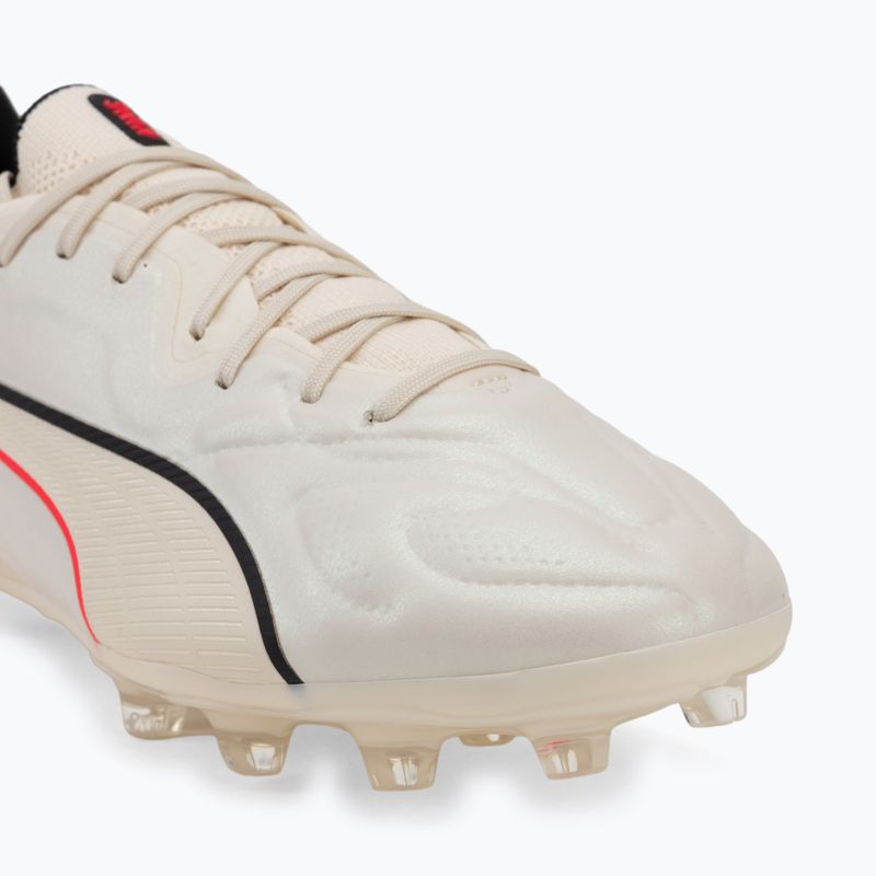 Încățăminte de fotbal PUMA King 20 Pro FG/AG sugared almond/puma black/ultra red 7