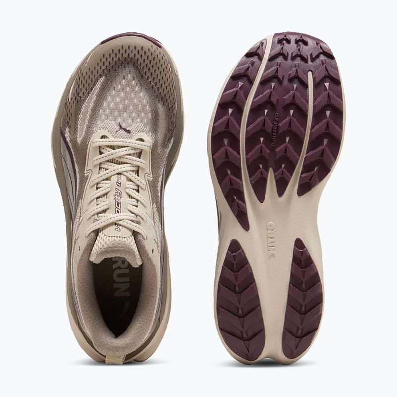 Încălțăminte de alergare pentru femei Puma Velocity NITRO Trail silver fog/ruby 4