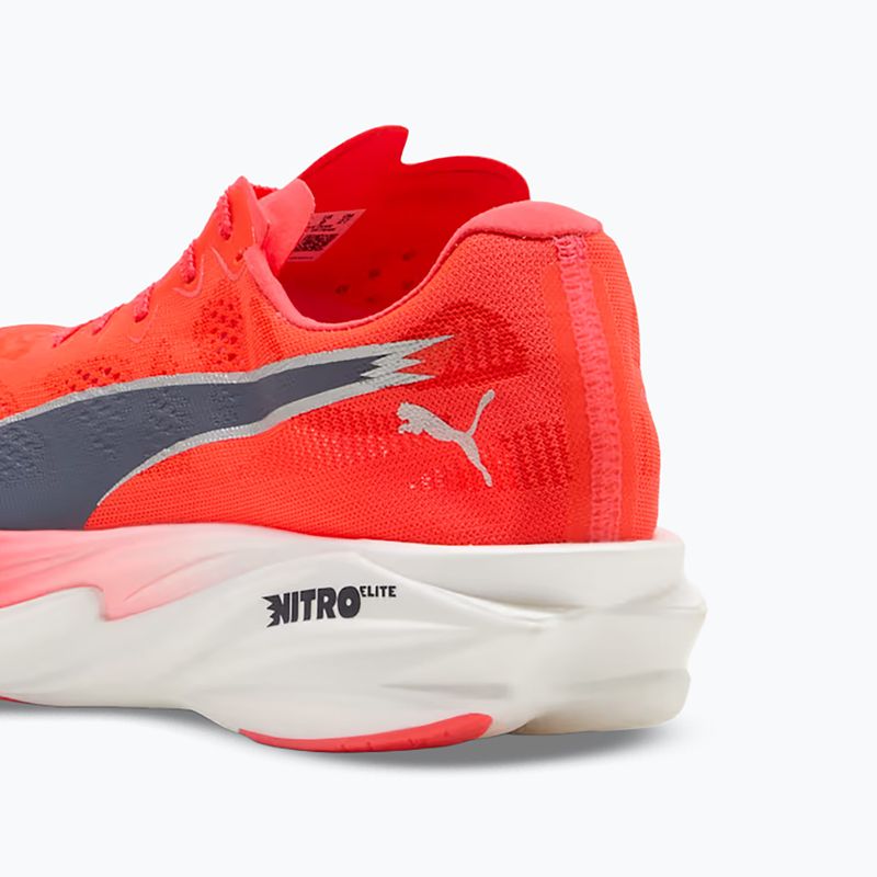 Încălțăminte de alergare pentru bărbați PUMA Deviate Nitro Elite 4 ultra red/inky depths 5
