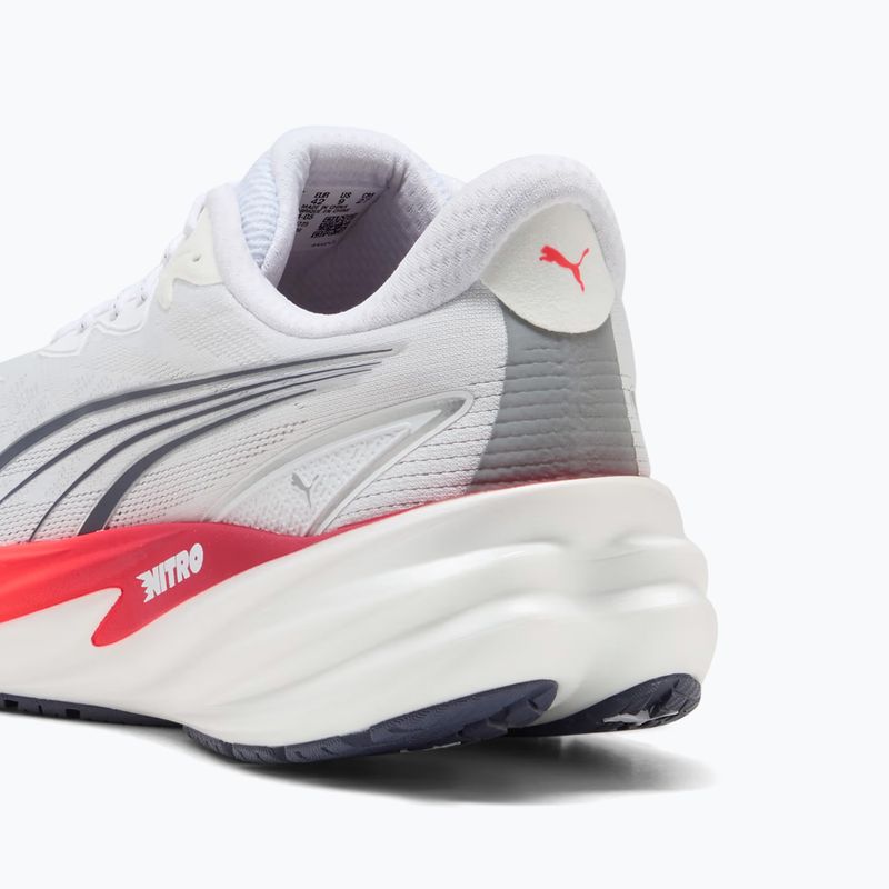 Încălțăminte de alergare pentru bărbați Puma Velocity Nitro 5 puma white/ultra red 6