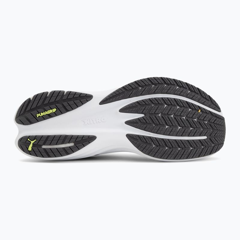 Încălțăminte de alergare pentru bărbați Puma Velocity Nitro 5 moody gray/sunny lime 4