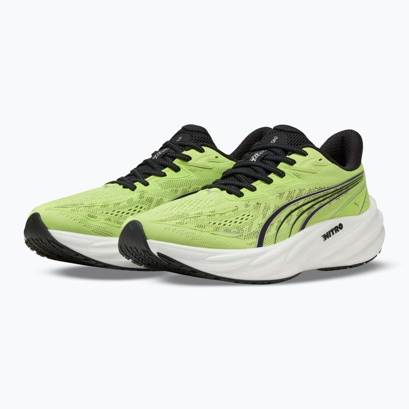 Încălțăminte de alergare pentru bărbați Puma Velocity Nitro 5 sunny lime/moody gray 4