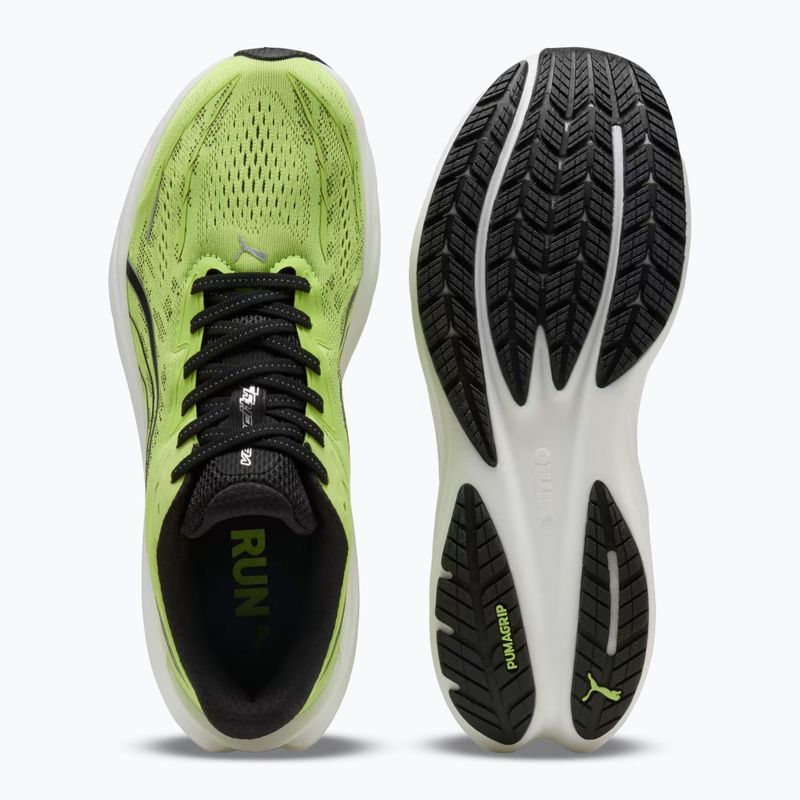 Încălțăminte de alergare pentru bărbați Puma Velocity Nitro 5 sunny lime/moody gray 5