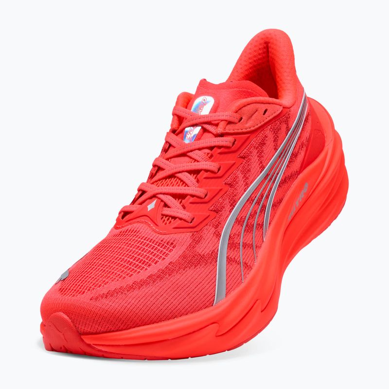 Încălțăminte de alergare pentru bărbați PUMA Deviate Nitro 4 ultra red/puma silver 4