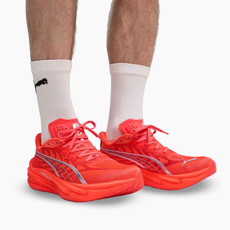 Încălțăminte de alergare pentru bărbați PUMA Deviate Nitro 4 ultra red/puma silver 7