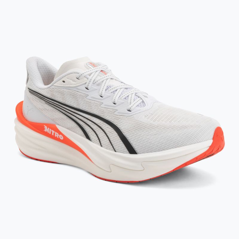 Încălțăminte de alergare pentru bărbați PUMA Deviate Nitro 4 puma white/ultra red