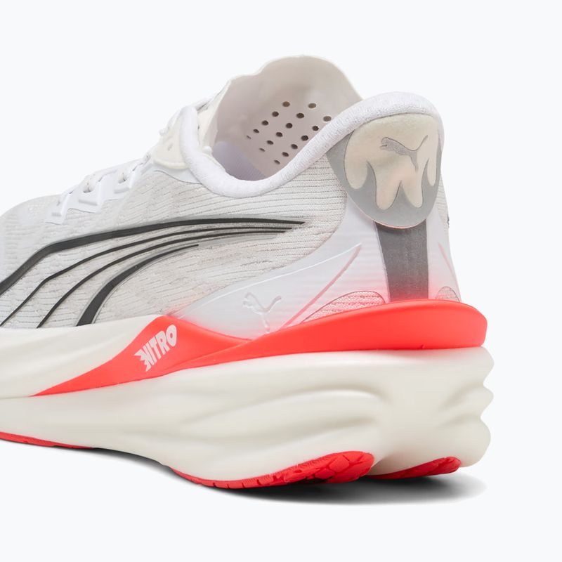 Încălțăminte de alergare pentru bărbați PUMA Deviate Nitro 4 puma white/ultra red 6