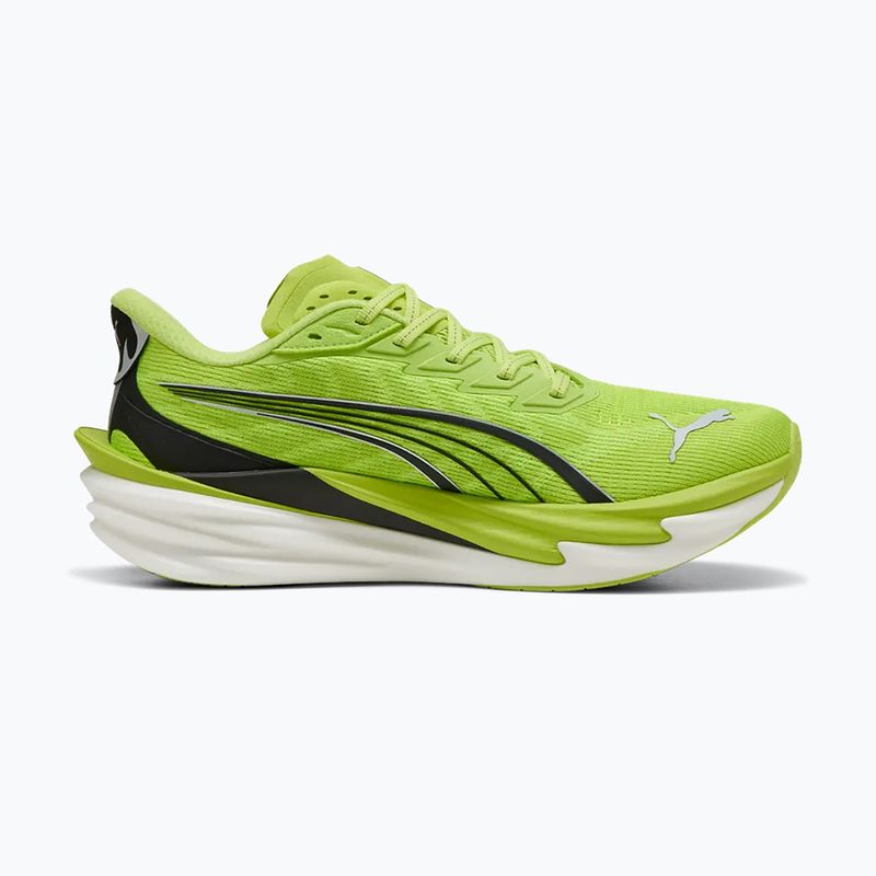 Încălțăminte de alergare pentru bărbați PUMA Deviate Nitro 4 sunny lime/puma black 2