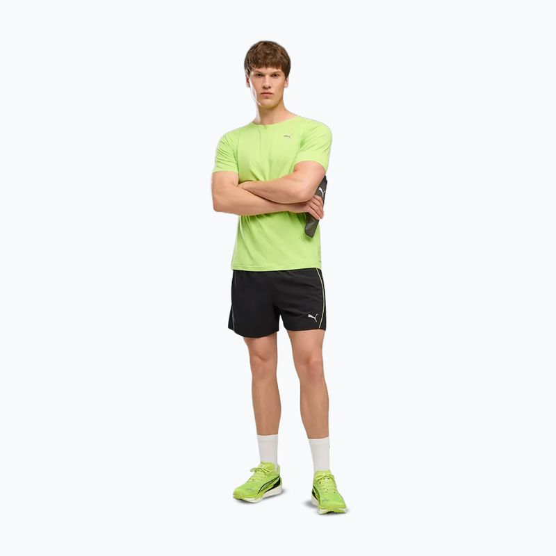 Încălțăminte de alergare pentru bărbați PUMA Deviate Nitro 4 sunny lime/puma black 7