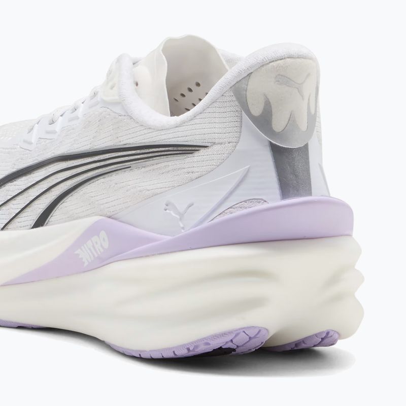 Încălțăminte de alergare pentru femei PUMA Deviate Nitro 4 puma white/light lavender 6