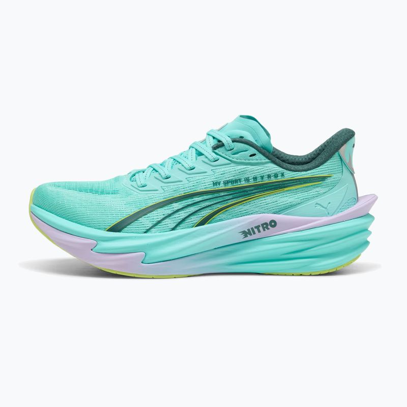 Încălțăminte de antrenament pentru femei PUMA x HYROX Deviate Nitro 4 intense mint/lavandă deschisă 8