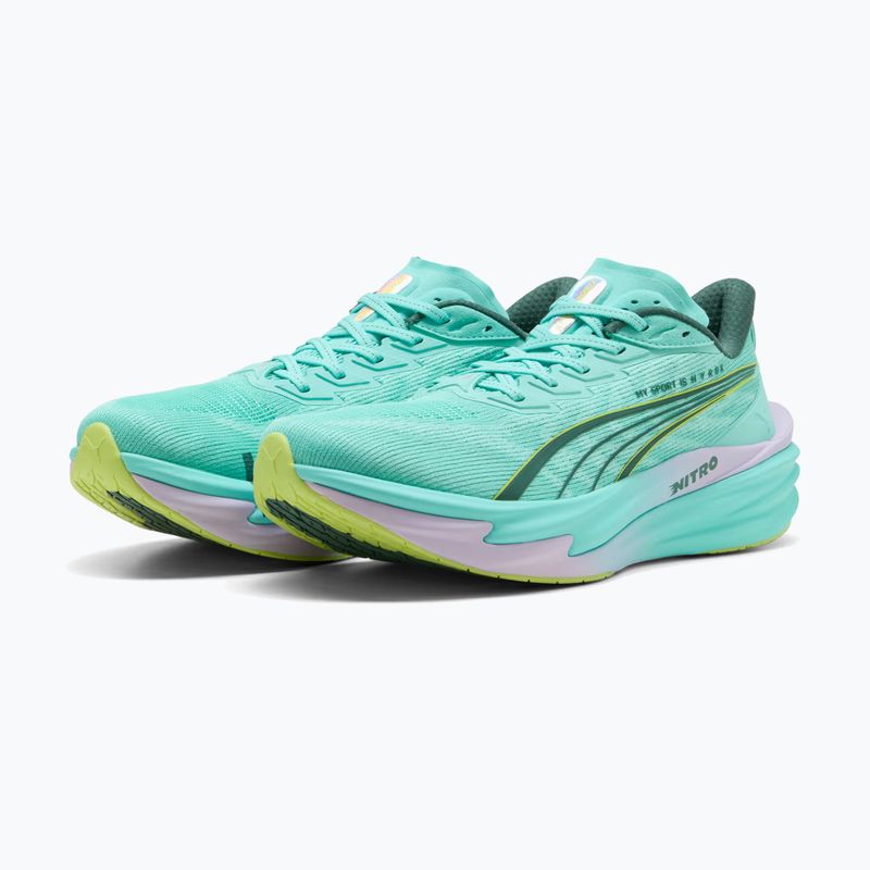 Încălțăminte de antrenament PUMA Deviate Nitro 4 X Hyrox intense mint/light lavender 3