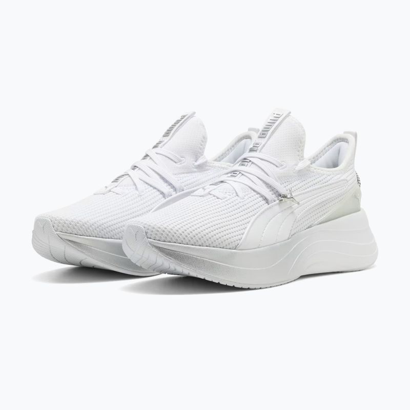 Încălțăminte pentru femei PUMA Softride Sabrina Polished Chrome puma white/silver mist/puma silver 3