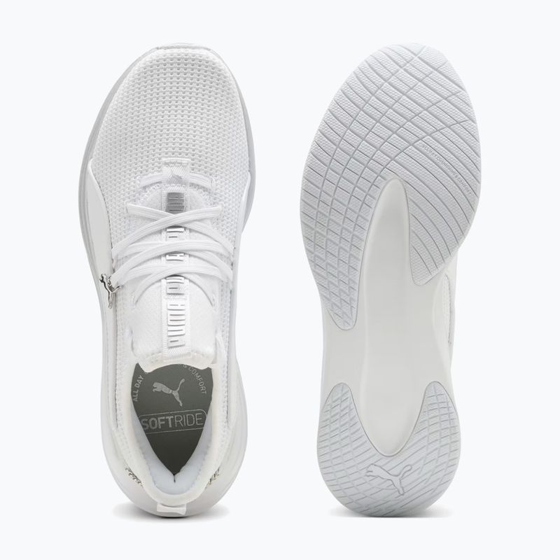 Încălțăminte pentru femei PUMA Softride Sabrina Polished Chrome puma white/silver mist/puma silver 5