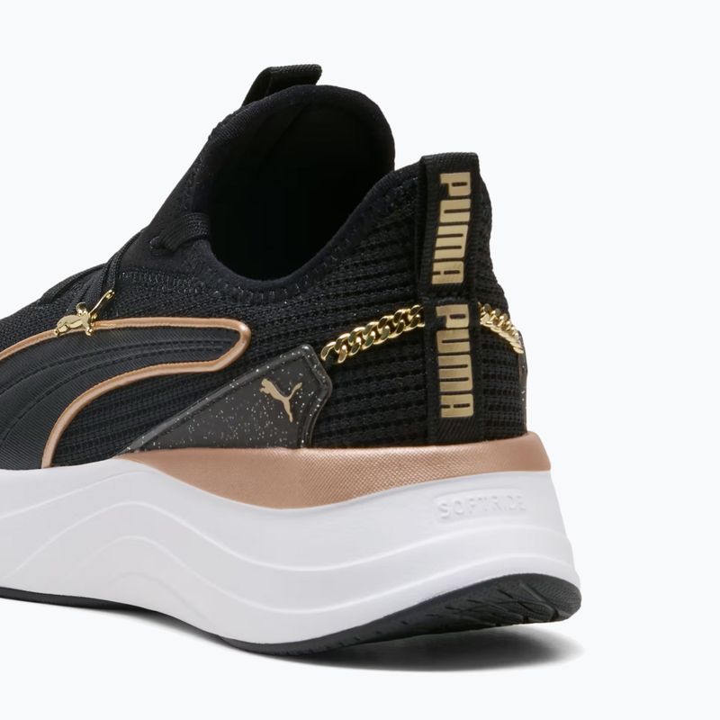 Încălțăminte pentru femei PUMA Softride Sabrina Polished Chrome puma black/puma white/puma gold 6