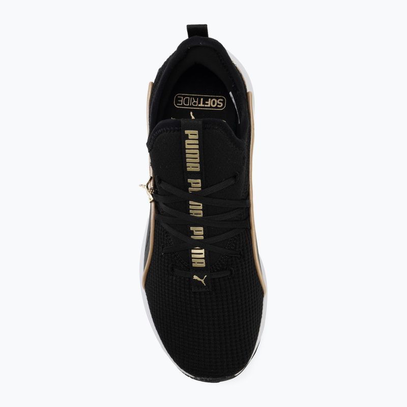 Încălțăminte pentru femei PUMA Softride Sabrina Polished Chrome puma black/puma white/puma gold 5