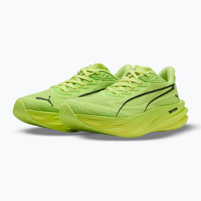 Încălțăminte de alergare pentru femei Puma Deviate Pure Nitro sunny lime 4