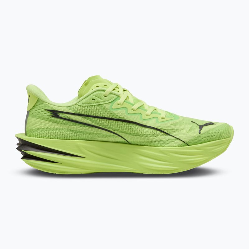 Încălțăminte de alergare pentru bărbați Puma Deviate Pure Nitro sunny lime/puma black 2