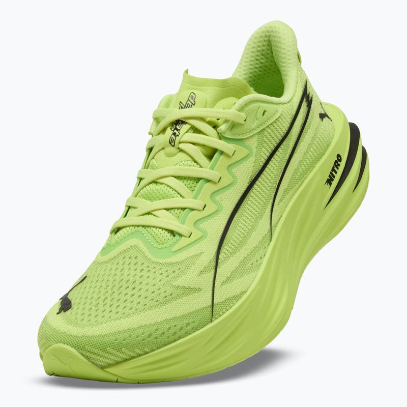Încălțăminte de alergare pentru bărbați Puma Deviate Pure Nitro sunny lime/puma black 3