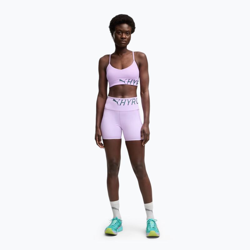 Sutien de antrenament Puma Hyrox Strappy Pwrmode light violet 3
