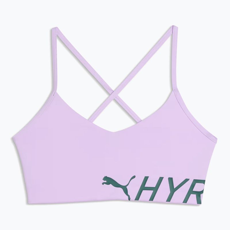 Sutien sport PUMA x HYROX Strappy Pwrmode violet deschis 4