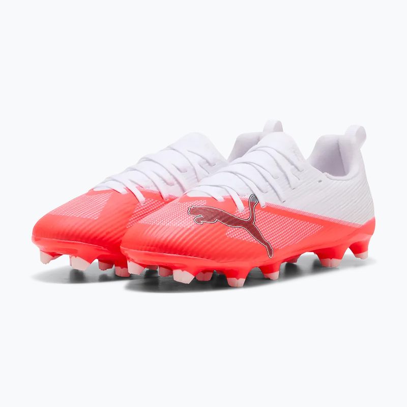 Încălțăminte de fotbal pentru copii PUMA Ultra 7 Match FG/AG Jr ultra red/puma black/puma white 3