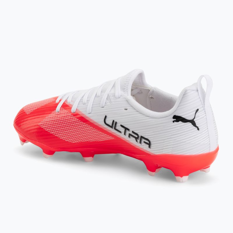 Încălțăminte de fotbal pentru copii PUMA Ultra 7 Match FG/AG Jr ultra red/puma black/puma white 3