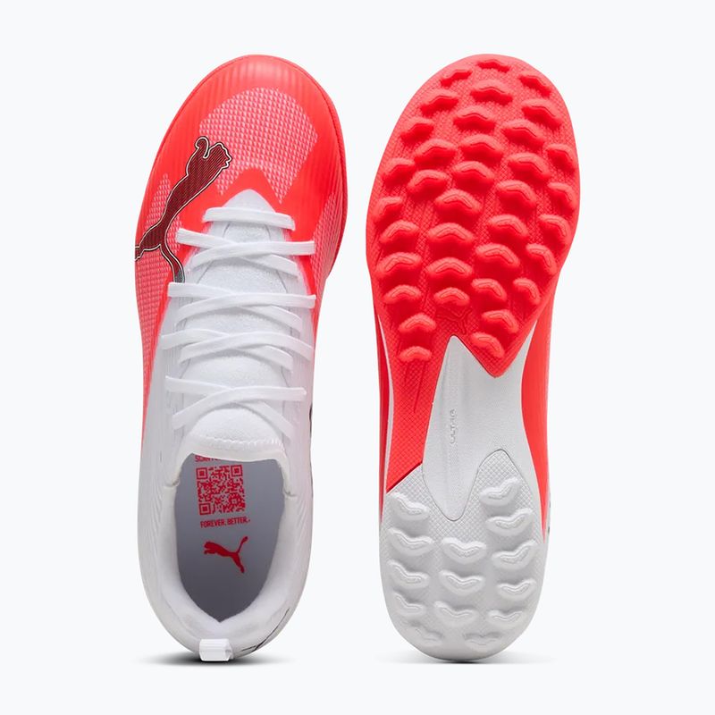 Încălțăminte de fotbal pentru copii PUMA Ultra 7 Match TT Jr ultra red/puma black/puma white 3