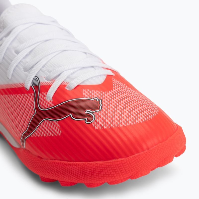 Încălțăminte de fotbal pentru copii PUMA Ultra 7 Match TT Jr ultra red/puma black/puma white 7